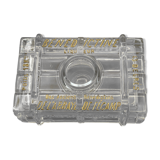 Advertising inkwell for the brand Baccarat crystal Benedictine liqueurs.