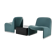 Chairs + Alky table by Giancarlo Piretti for Anonima Castelli, 1970s