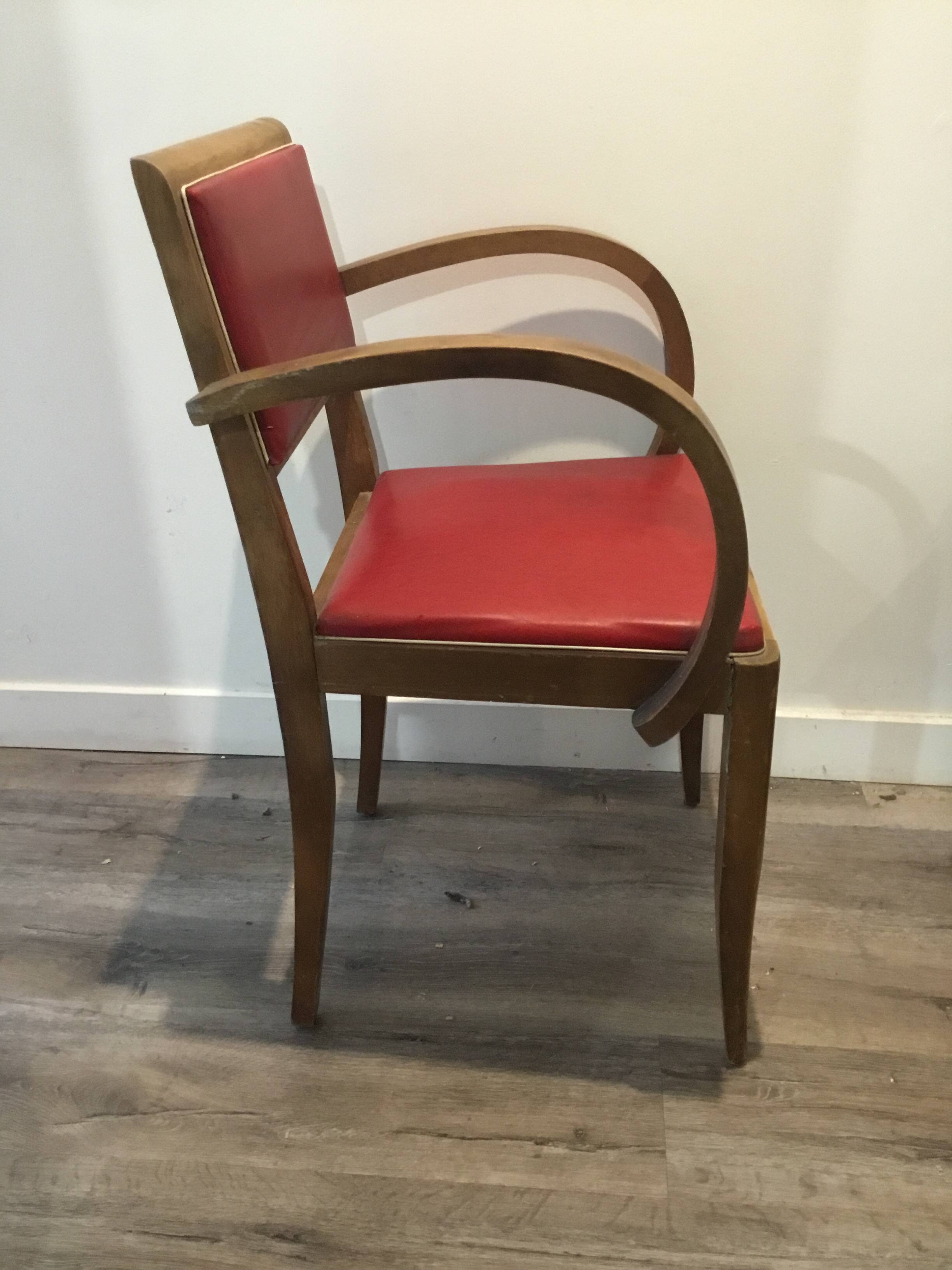 Paire de fauteuils bridge, années 60