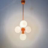 Mid-century atomic sputnik pendant lamp , 1970s
