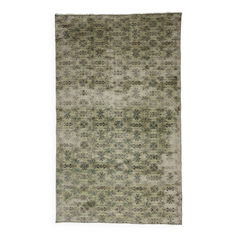 Tapis vintage turc unique tissé à la main - charme rustique vintage 281 x 173