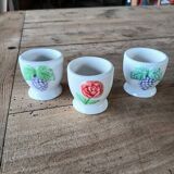 3 coquetiers anciens Barbotine
