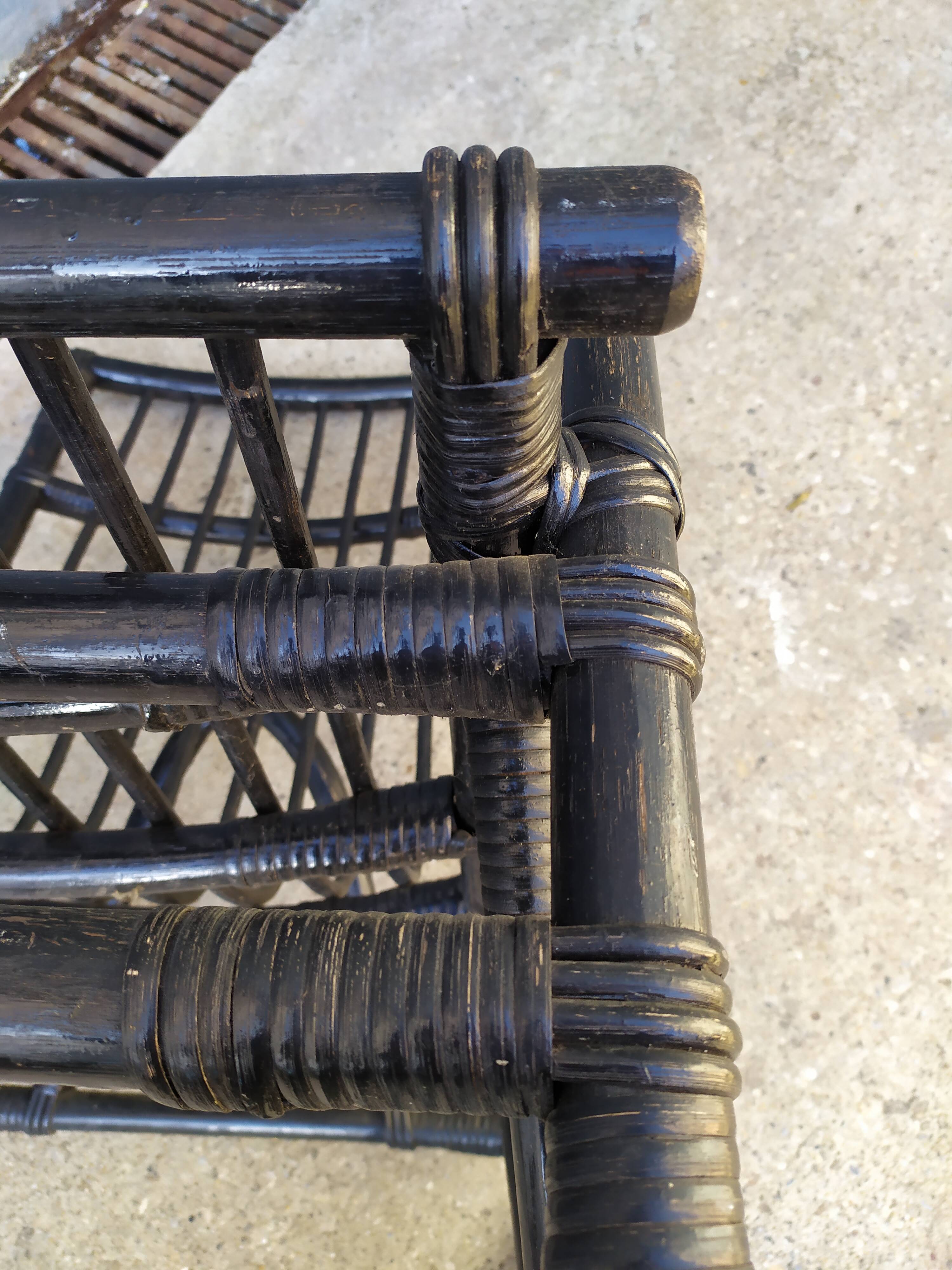 Rocking-chair black black vintage