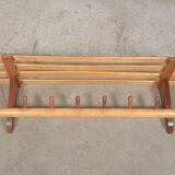 Wall-mounted coat rack