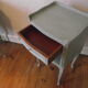 Paire de chevets de style Louis xv peints