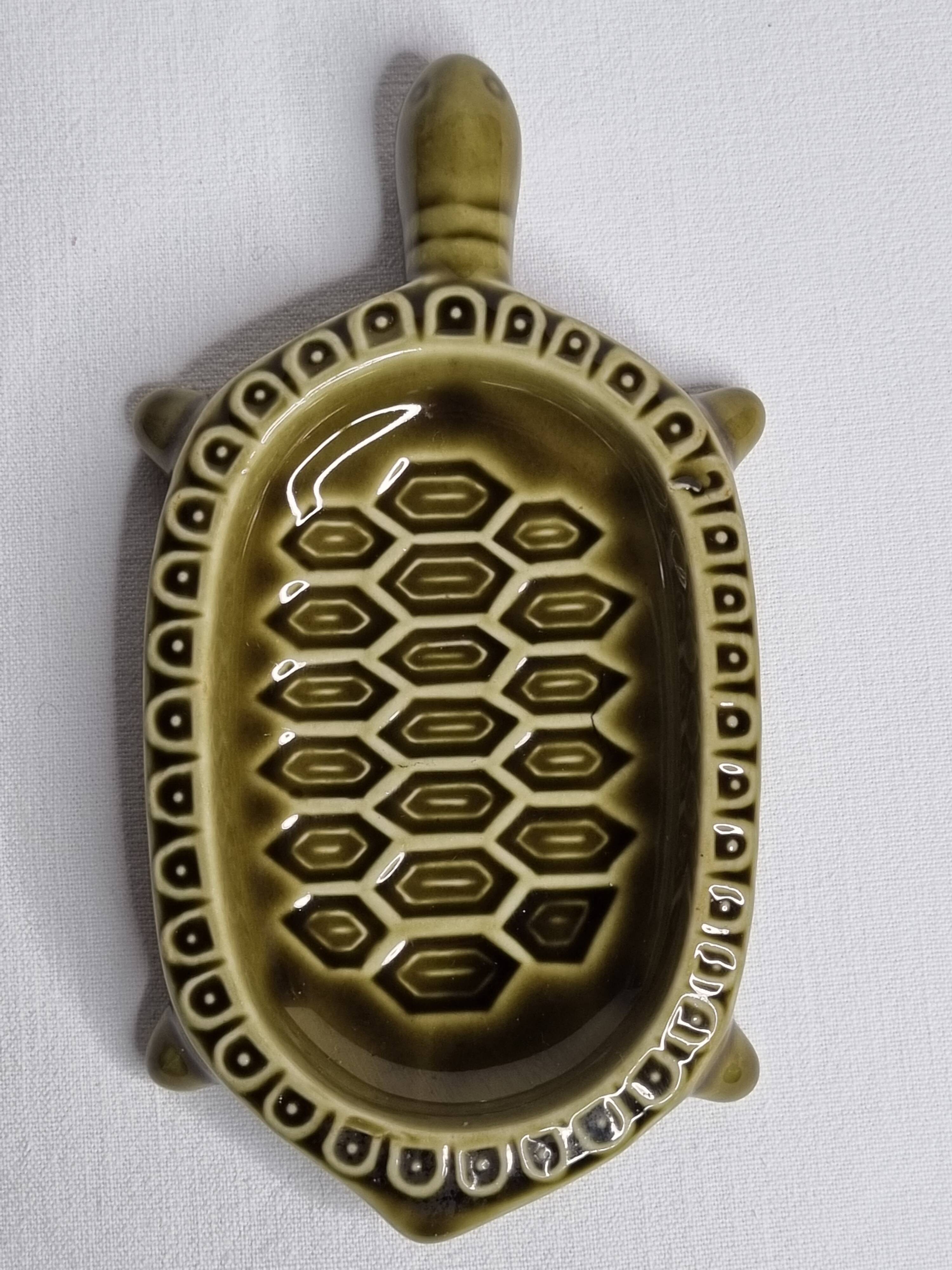 Vintage Villeroy & Boch Ceramic Turtle Soap Dish, 16.5 cm