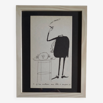 Illustration daninos de 1962  " tête à couper "