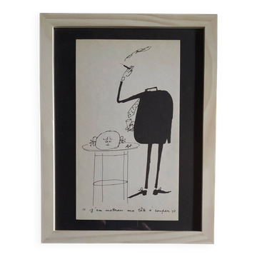 Illustration daninos de 1962  " tête à couper "