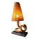 Vintage 1950s table lamp in rope – in the style of Audoux & Minet