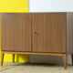 Vintage Scandinavian Sideboard – 95 cm
