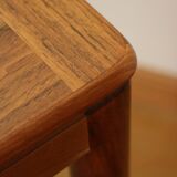 Pair of Scandinavian teak side coffee tables by Hugo Troeds