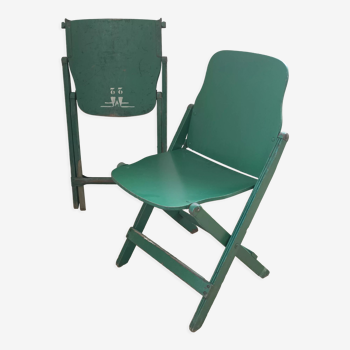 Pair of folding chairs us army