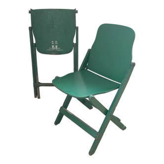 Paire de chaises pliantes US Army