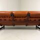 Rosewood and cognac leather canapé by Coja Culemborg, Netherlands, 1970s.