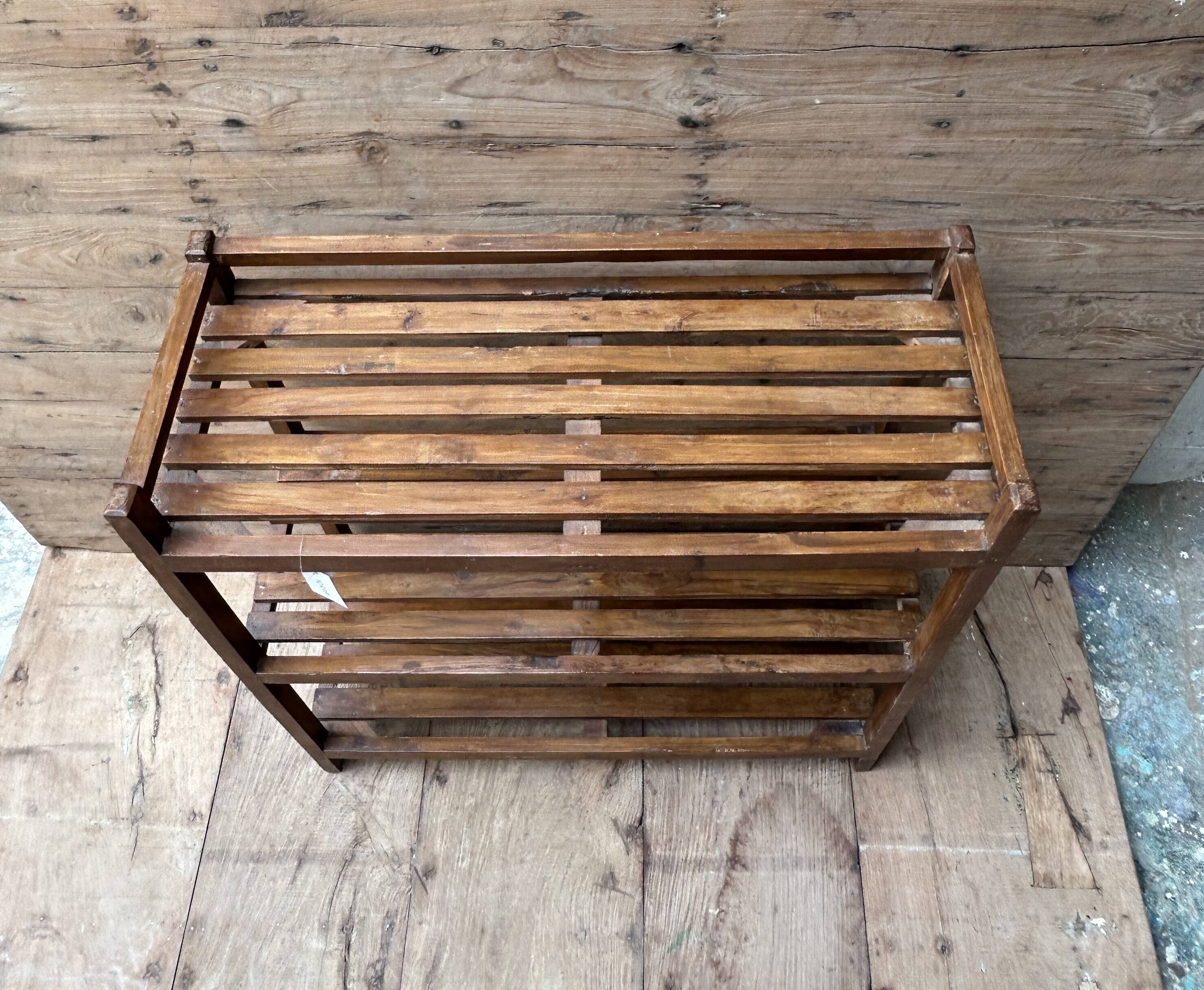teak shelf from Burma