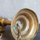 Old solid brass lamp base