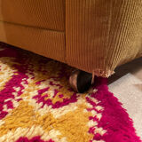 Vintage design velvet armchair 60/70