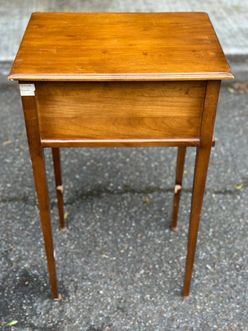 High bedside table Louis XVI in solid wood