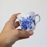 Pair of Blue Flowers Royal Copenhagen cups