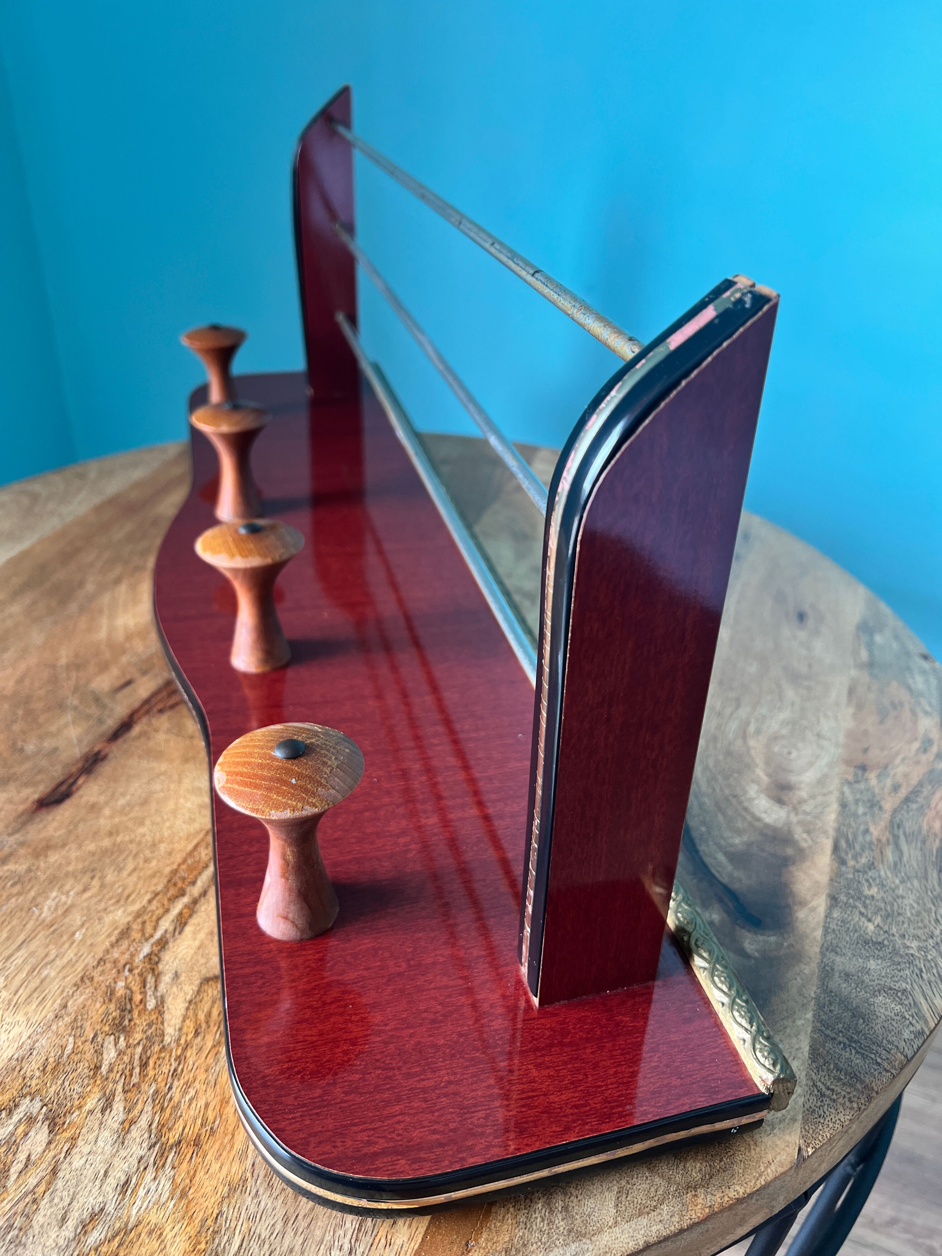 Coat rack vintage with repisa 60s-70s