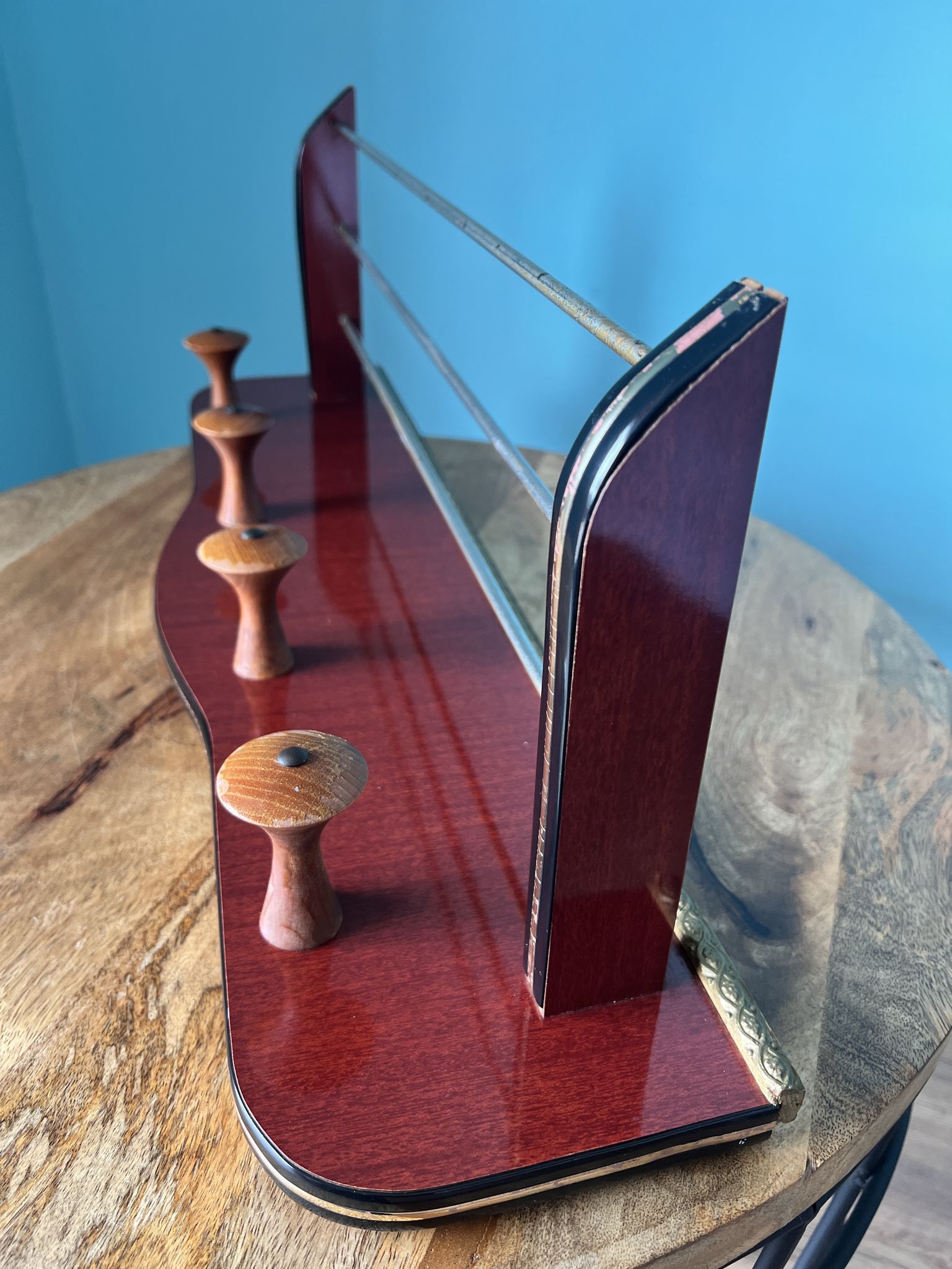 Coat rack vintage with repisa 60s-70s