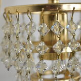 Pair of gold wall light with stamps