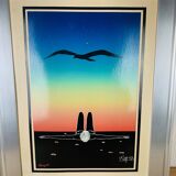 Nude silkscreen painting from the 80s