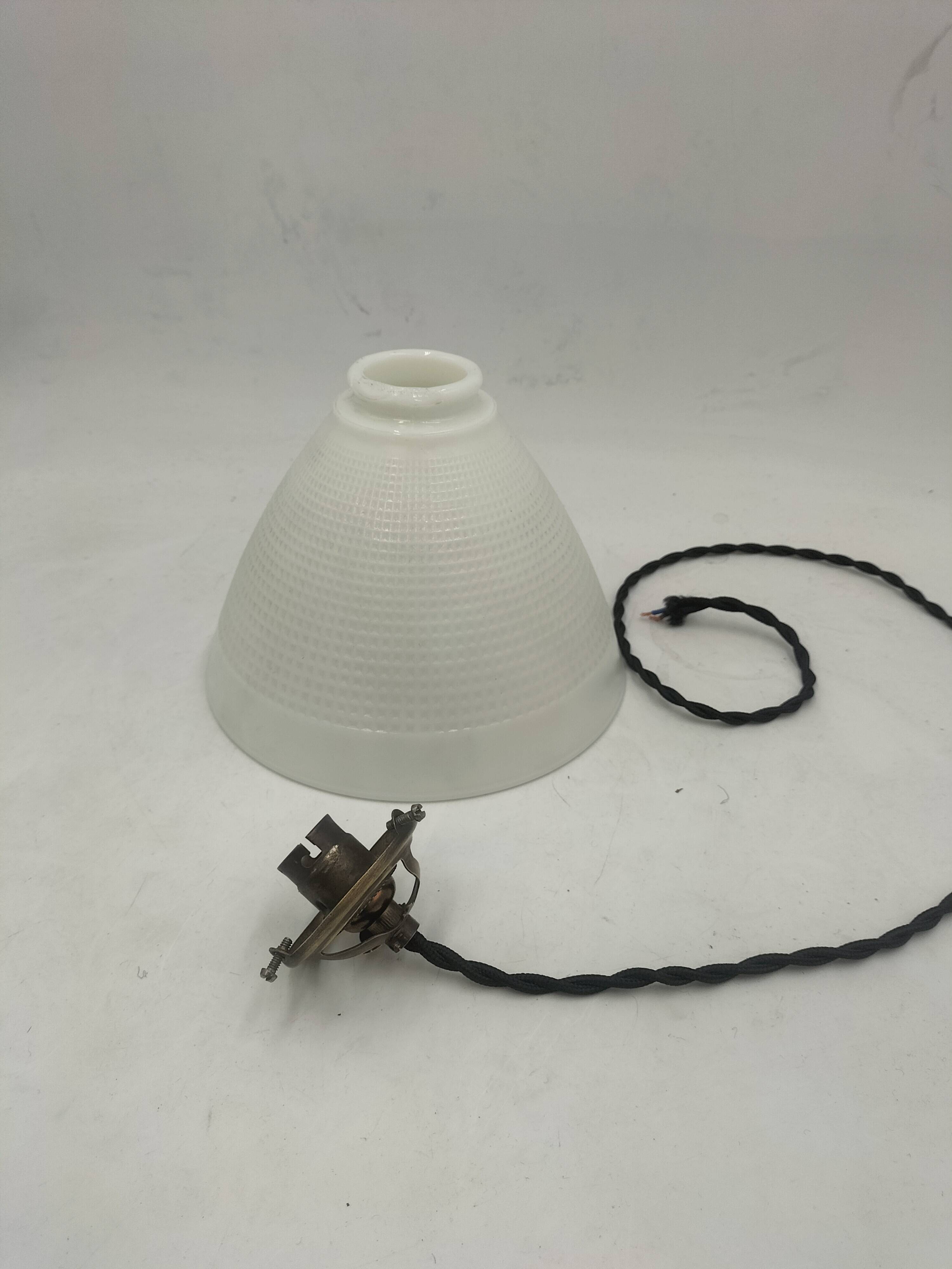 Opaline pendant light