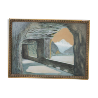 Opening on gouache peaks