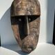Large Timor mask in patinated wood H:50cm (1)