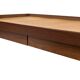 Vintage mid century daybed in teak design with drawers