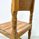 Chaise ancienne suédoise de style gustavien en pin du XVIIIe siècle