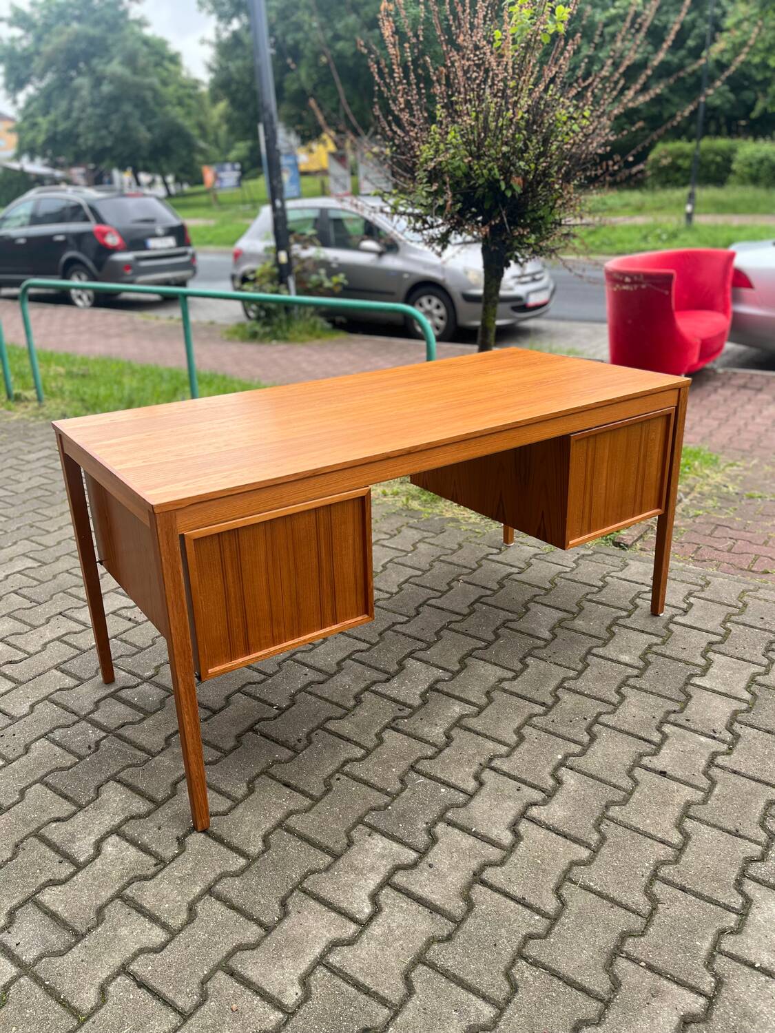 Bureau en teck par Torbjorn Afdal pour Bruksbo, Norvège, années 1960