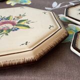 Vintage trivia and 2 assorted bottle coasters