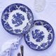 Duo of 2 flat plates Portuguese iron earth