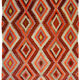 Vintage Colourful Turkish Kilim Rug 170x257 cm Handmade Wool