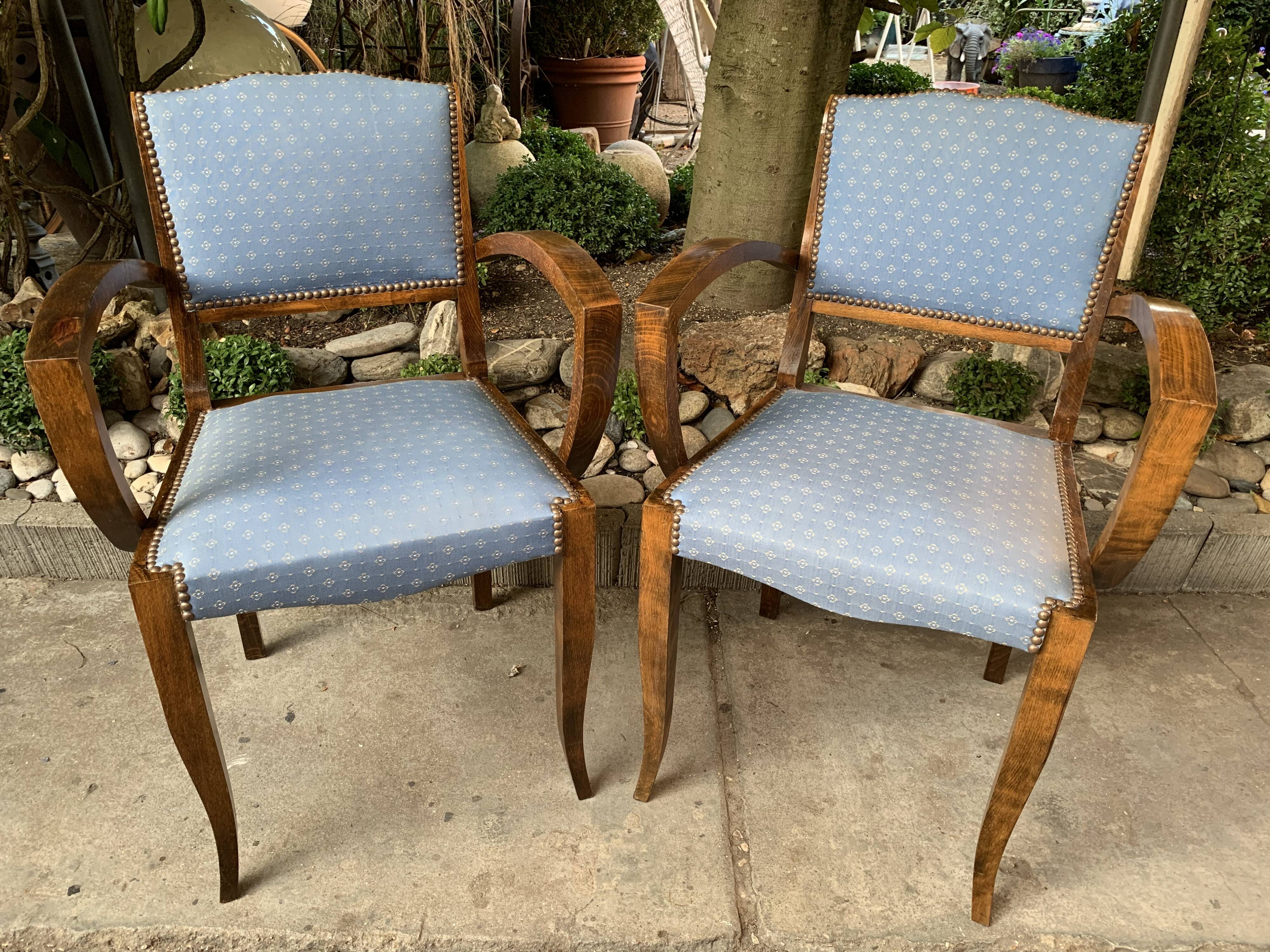 Art Deco bridge chairs