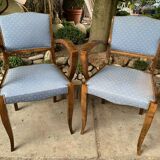 Art Deco bridge chairs