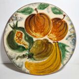 Plato de cerámica "Puigdemont". España 1970s.