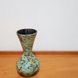 Vintage Fat Lava Scheurich Ceramic Vase, Hand-painted in the 1970s