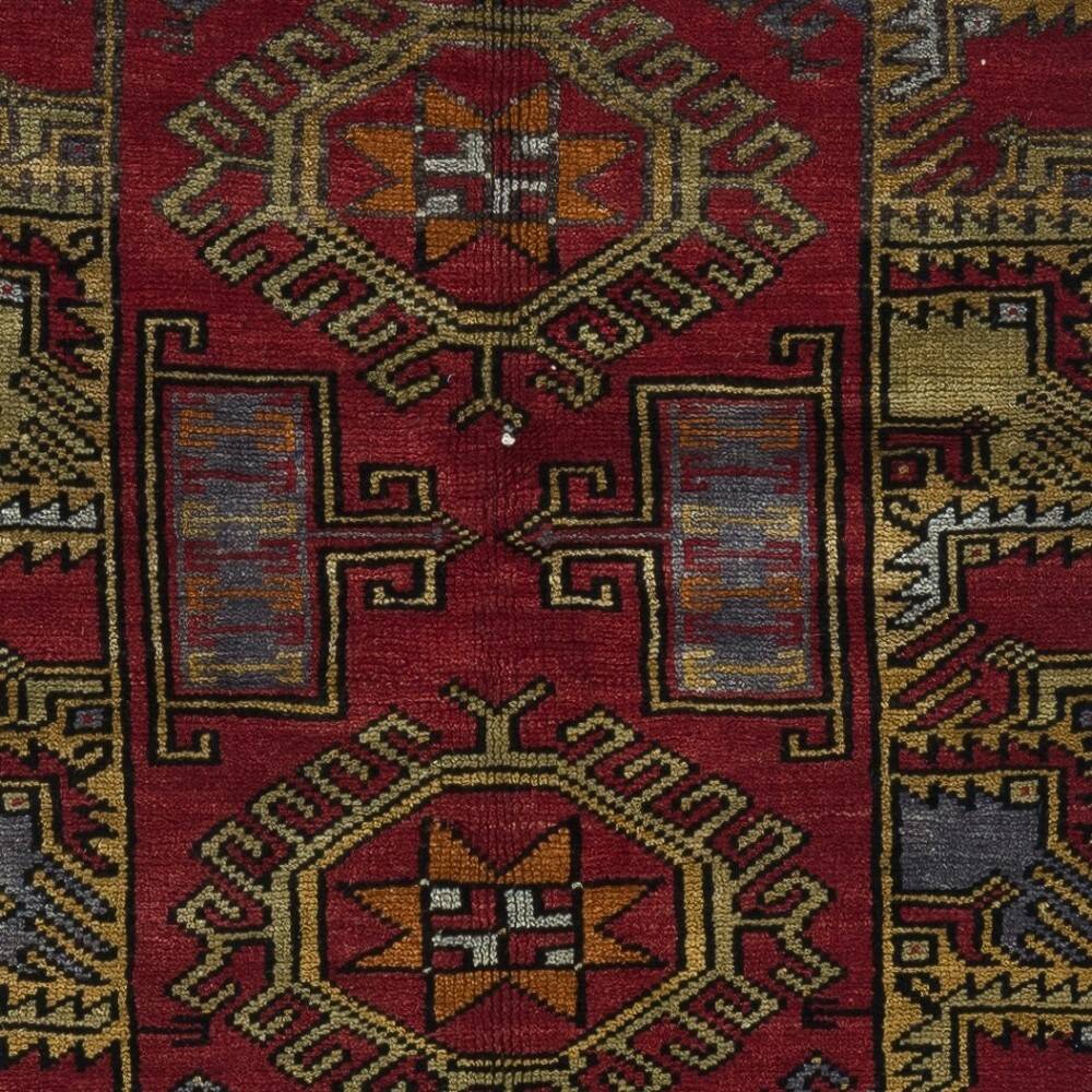 Vintage Scatter Rug, Dark Red Turkish Accent Rug, Door Mat, Handmade Bat Mat, Kitchen Rug