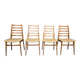 Lot 4 chaises scandinave 1970"