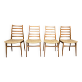 Lot 4 chaises scandinave 1970"