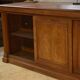 Mahogany workshop furniture with three sliding doors from the 1920s.