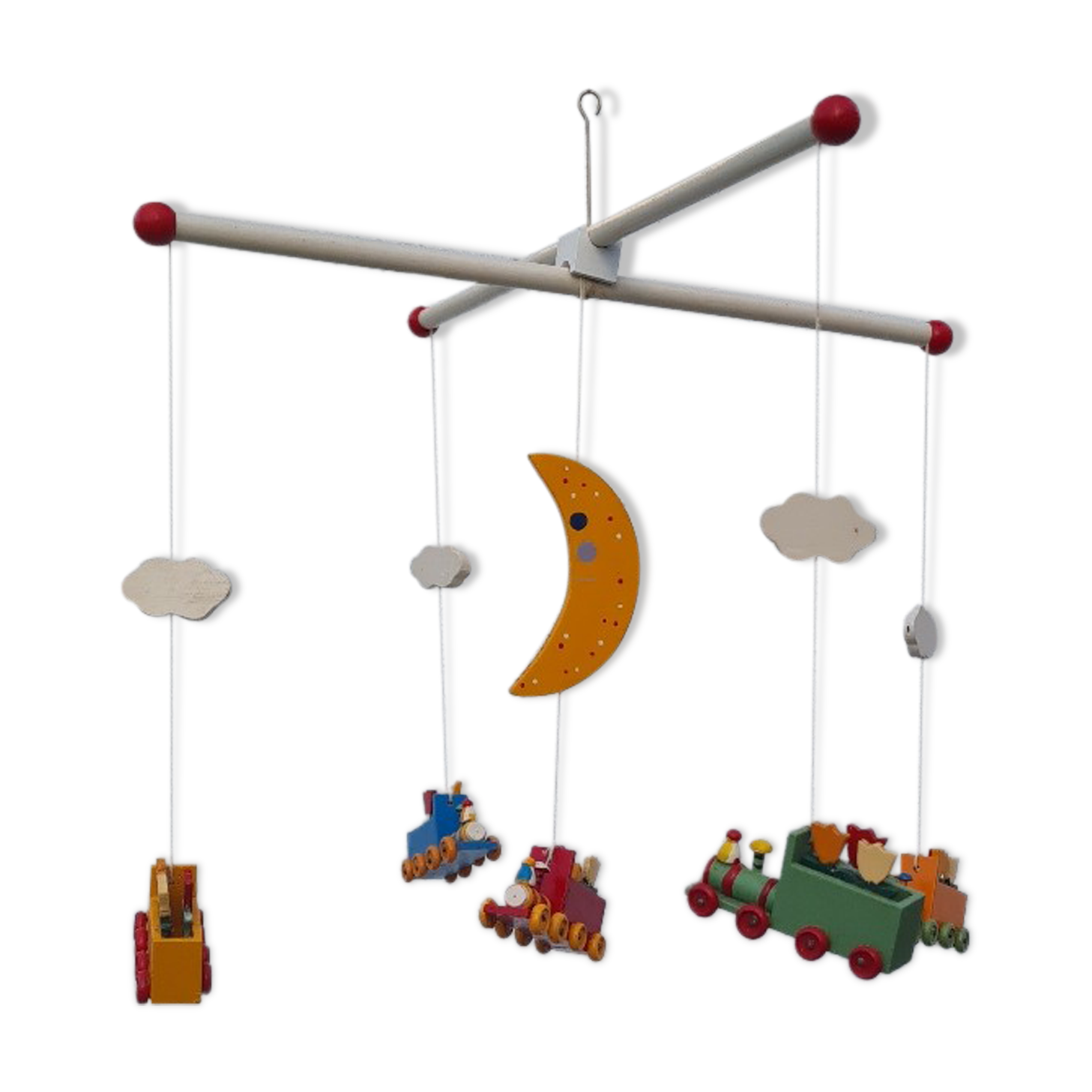 Vintage wooden children's mobile