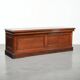 Large antique English shop counter / fabric counter from the 19th century