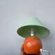 Two-tone ceramic bedside lamp 1980