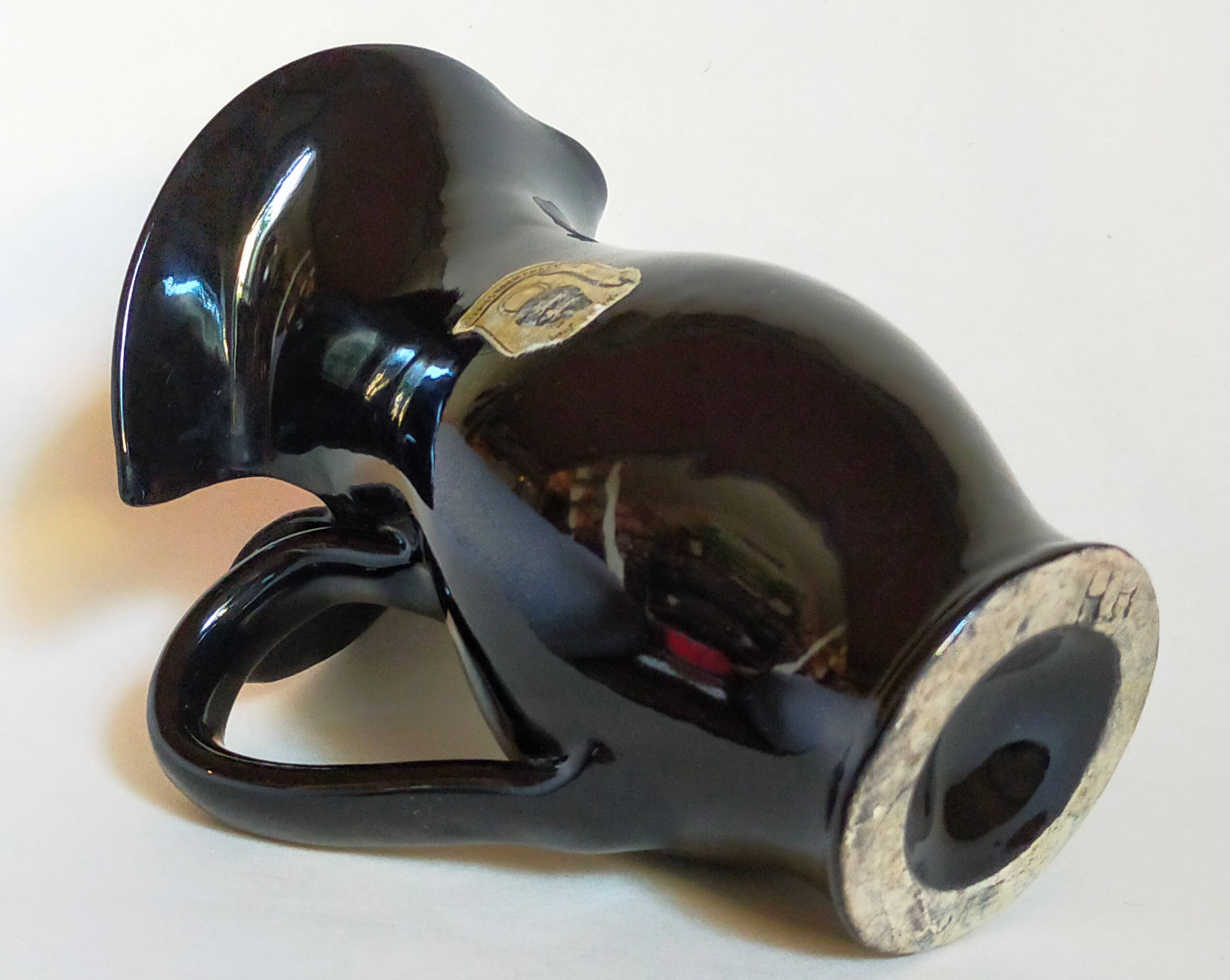 Bicolor pitcher of the Norman Potteries of Louviers 50s