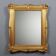 Antique carved and gilded wooden mirror, Italy, late 19th century.
