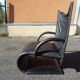 Leather armchair model Zen Claude Brisson Line Roset year 80